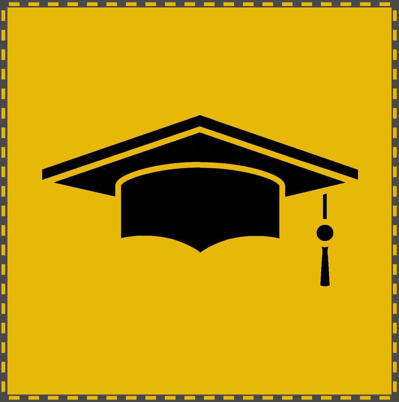 Шапочки выпускников жёлтые